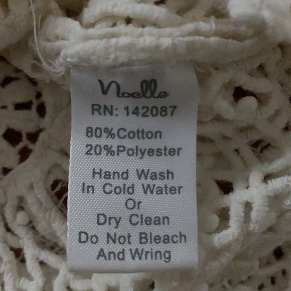 Noelle cream lace knit tank top - Picture 3 of 3